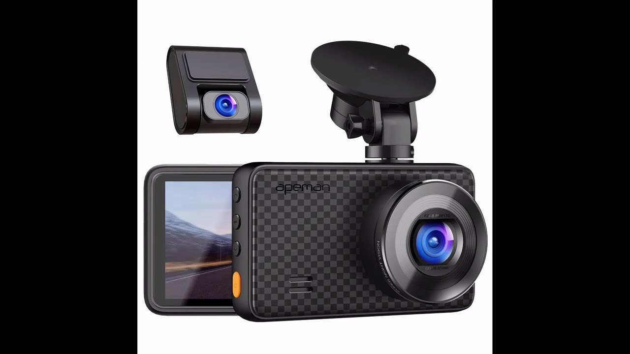 Apeman C860 dash cam how to save or lock a video tutorial 