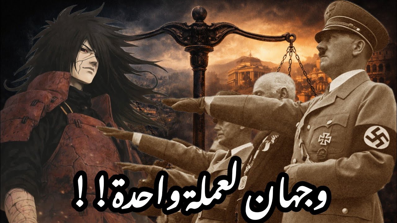 مادارا أوتشيها .. هل هو تمثيل للزعيم النازي أدولف هتلر في عالم ناروتو 🤔🫡 | FireFist Universe 