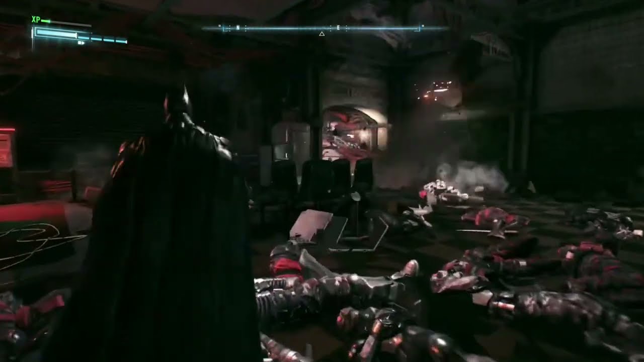 Batman Arkham Knight Knightmare Difficulty Tunnel Fight