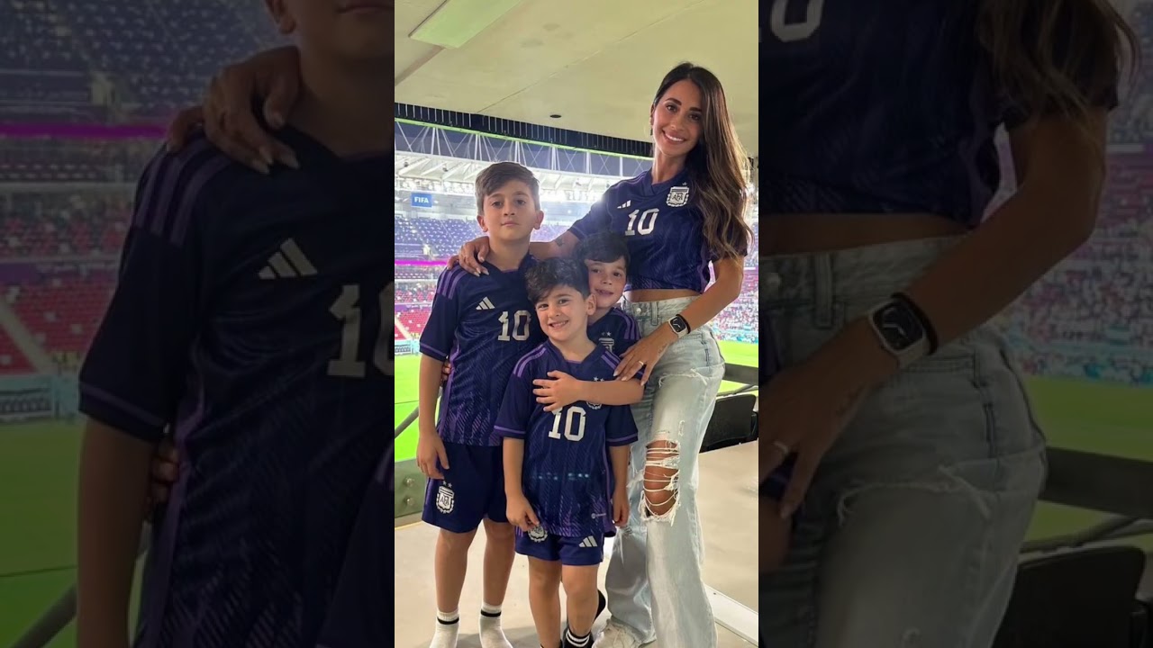 Messi Wife Lovely Moments With Her Sons 