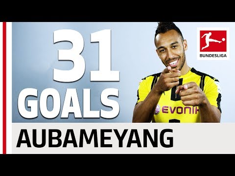 Pierre-Emerick Aubameyang - All his Goals 2016/2017 Season