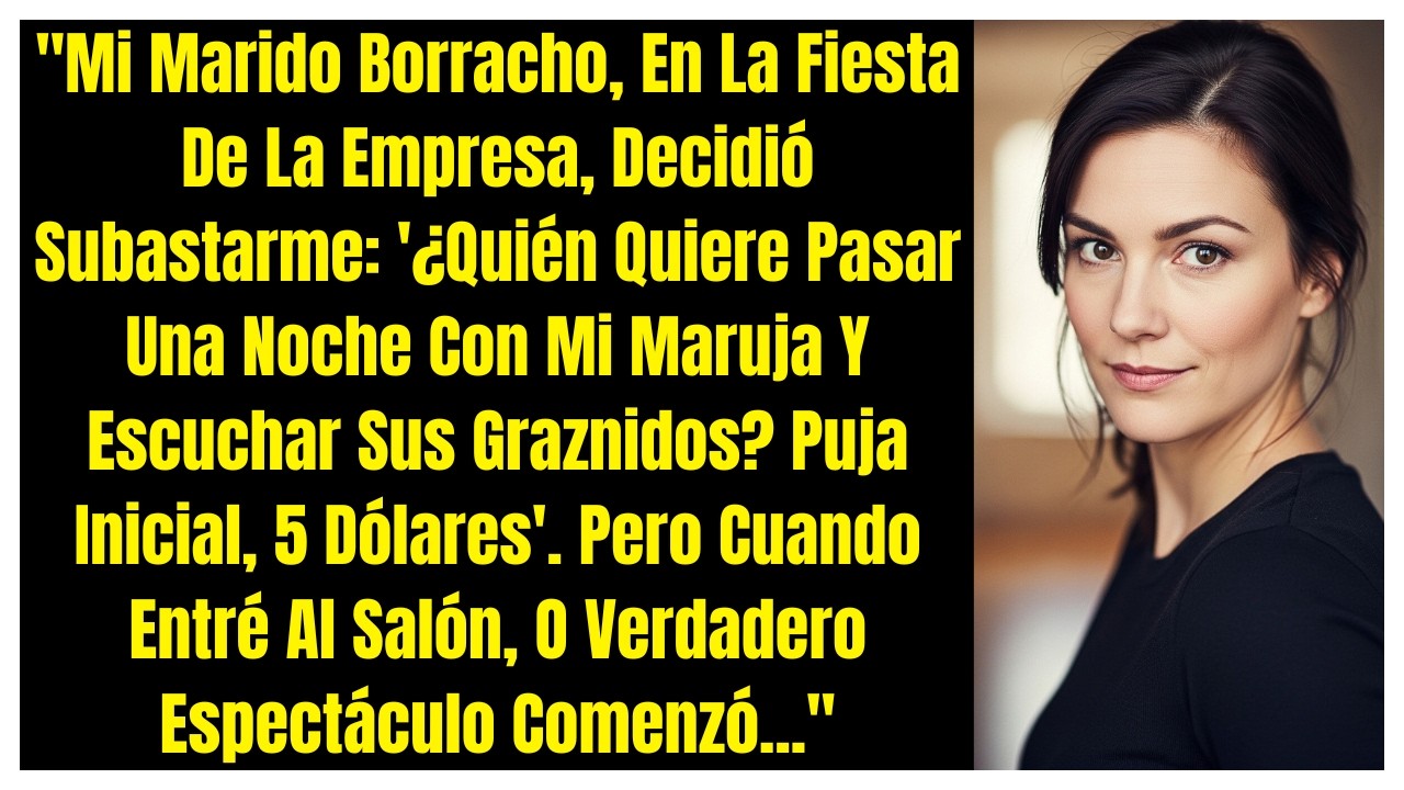 Mi Marido Me Subastó Por 5 Dólares En Su Fiesta; Al Entrar Al Salón, Comenzó El Verdadero Show.