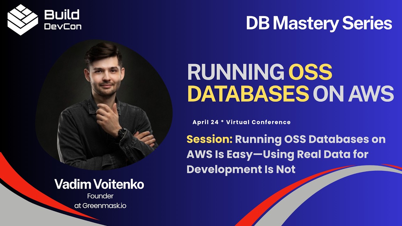 Running OSS Databases on AWS Is Easy—Using Real Data for Development Is Not