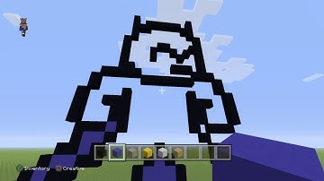 Minecraft Tutorial: How To Make Batman (8-Bit)