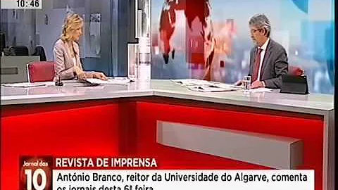 Antnio Branco, reitor da Universidade do Algarve, ...