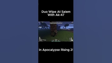I Destroyed This Duo With AK-47 In Apocalypse Rising 2!