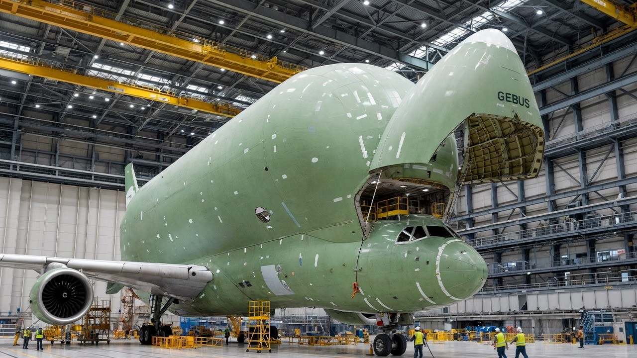 Paus Terbang Raksasa! Pesawat yang Mengangkut Pesawat Lain di Perutnya