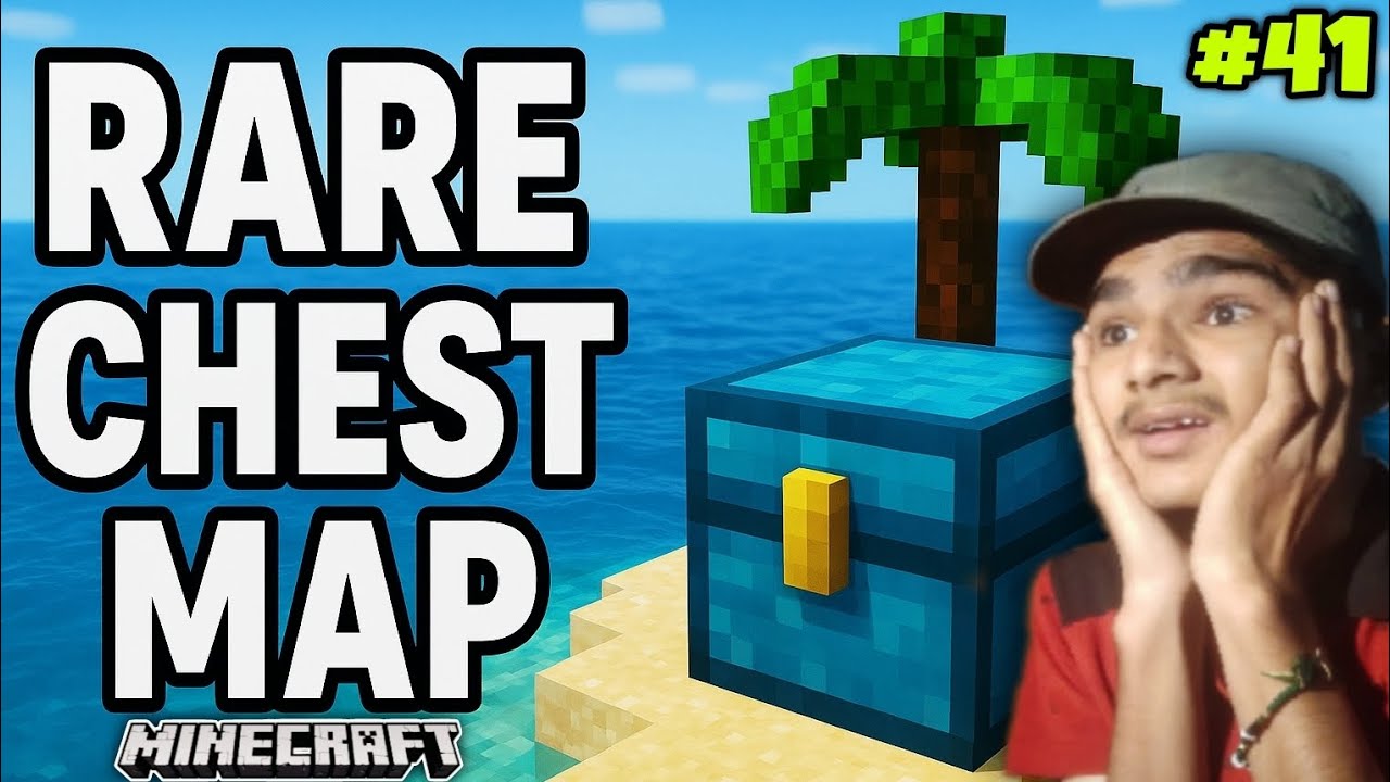 I FOUND RARE OCEAN CHEST MAP IN MINECRAFT😱🌊| MINECRAFT GAMEPLAY#41|