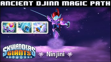 Skylanders Giants Ninjini - Ancient Djinn Magic Path  HD