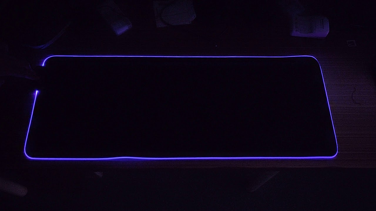 DarkFlash RGB Mousemat Lighting Test