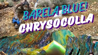 Mining a Chrysocolla occurrence we discovered!!