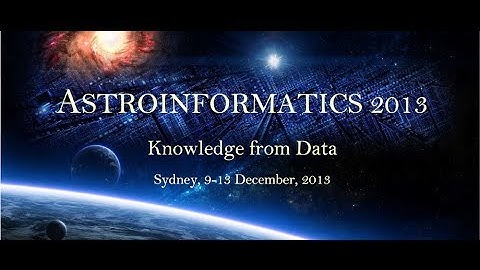 Astroinformatics Day 1