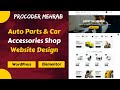 Responsive Auto Parts & Car Accessories Shop Website Design With WordPress | Mehrab Hossen