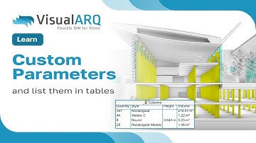 VisualARQ 2: Create and list Custom Parameters