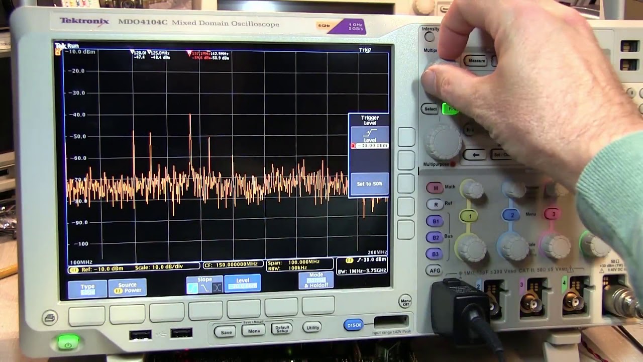 10 MHz VOLTCRAFT/® 610//2 Oscilloscopio 1analogico a canali Ampiezza banda 0 DC