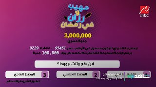 سؤال الحلقة 28 من برنامج مهيب ورزان في رمضان