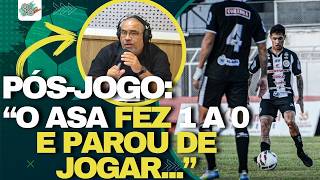 ATLÉTICO-BA 2 X 1 ASA: “O ASA FEZ 1 A 0 E PAROU DE JOGAR”