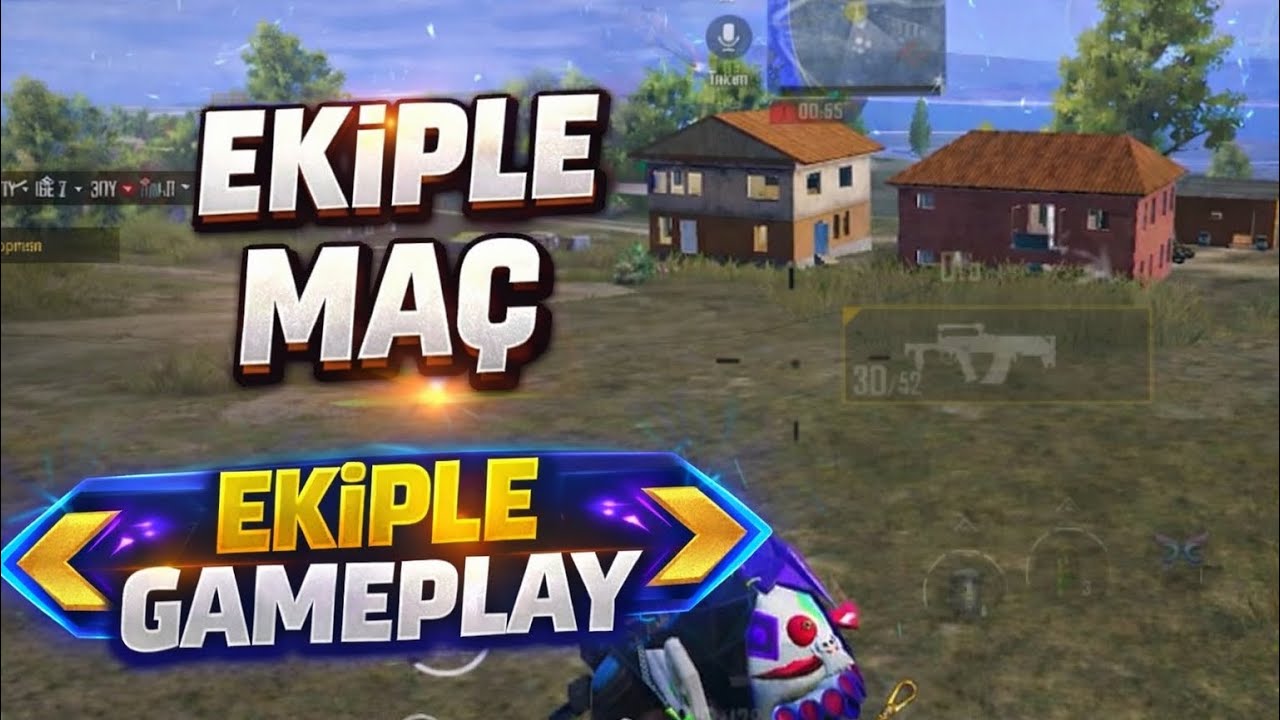 Ekiple bir maç pubg mobile gameplay