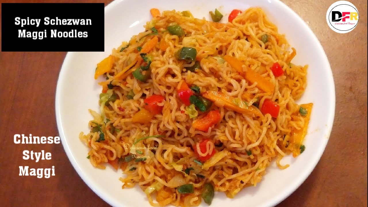 How to make Schezwan Maggi -Chinese Style Maggi Recipe-Delicious Food