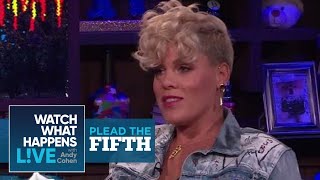 Pink Addresses The Christina Aguilera Beef | Plead The Fifth | WWHL