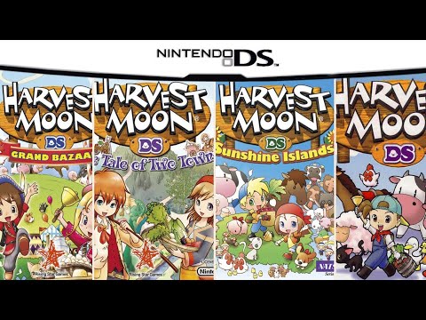 Evolution Harvest Moon Games on DS