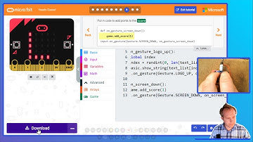 MakeCode Python for micro:bit - Head Game