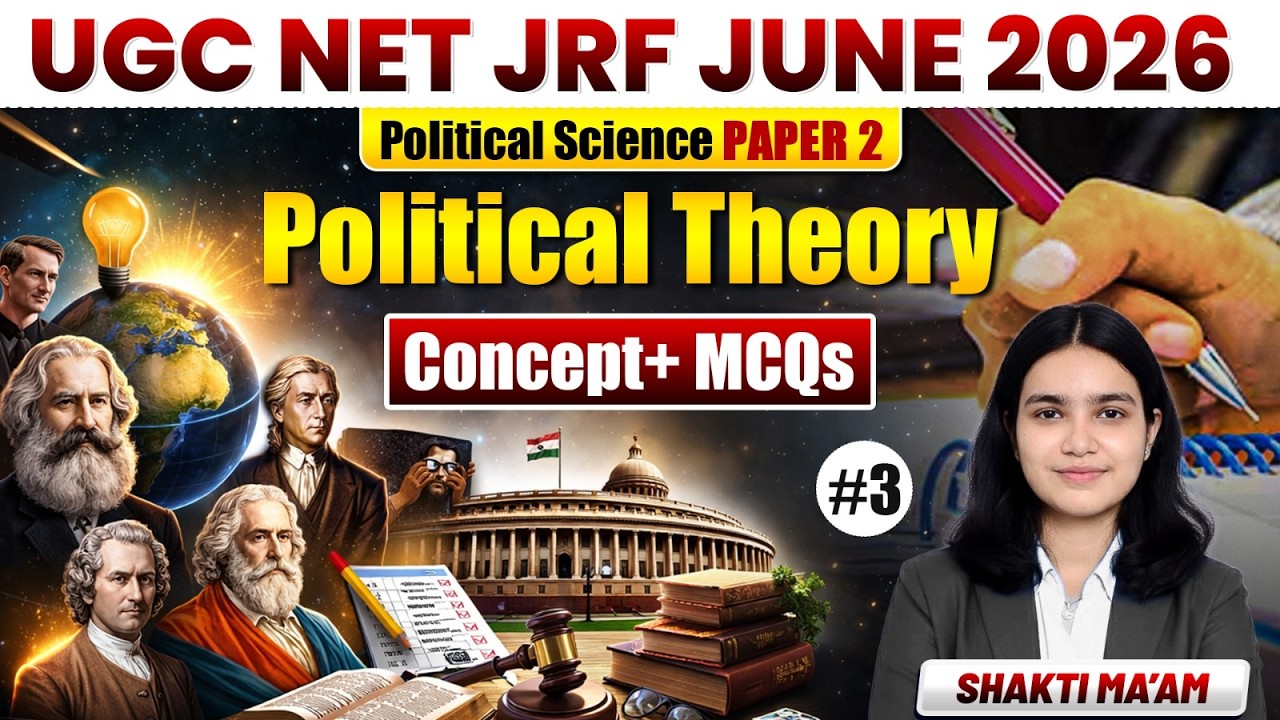 Political Theory Concept & MCQs | Political Science | NET JRF Political Science by Shakti Ma'am