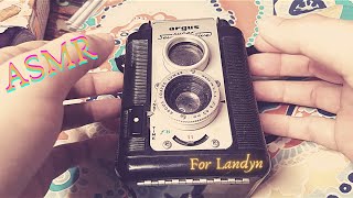lo-fi ASMR | For Landyn! Build Up Tap/Scratch, Sssh, Relax, Screen Touching, Positive Affirmations -