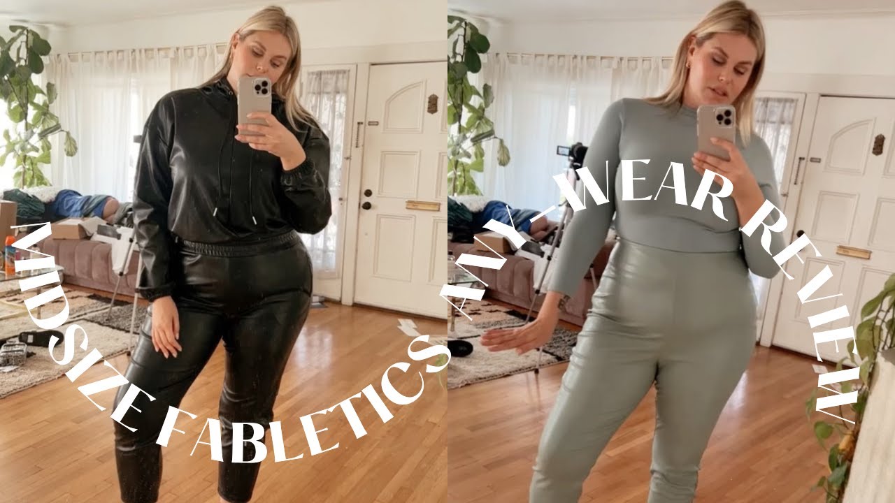 MIDSIZE FABLETICS NEW ANY - WEAR COLLECTION HONEST REVIEW, SIZE L, XL, SIZE 14