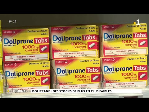 Ref:rdXxFRWqeec Doliprane : des stocks de plus en plus faibles