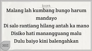 Download Lagu Ipank Kawin Tapaso Lyrics Karaoke  MP3