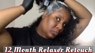 12 Month Relaxer Retouch | Relaxing My Hair Again! | I Am Fee Tv