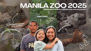 Manila Zoo 2025 🐒 | Summer Nicalyn Soon