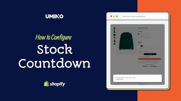 How to configure  Stock countdown