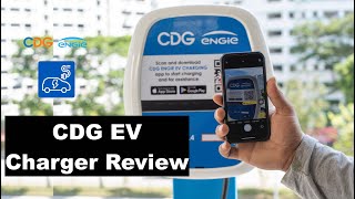 CDG EV Charger At Bukit Batok Ave 8 #hdbsingapore  | Singapore 2022