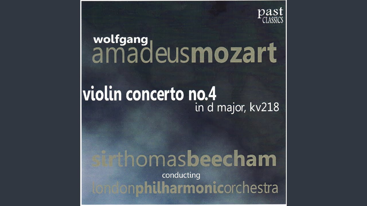 Ver Violin Concerto No. 4 in D Major, KV 218: I. Allegro no YouTube
