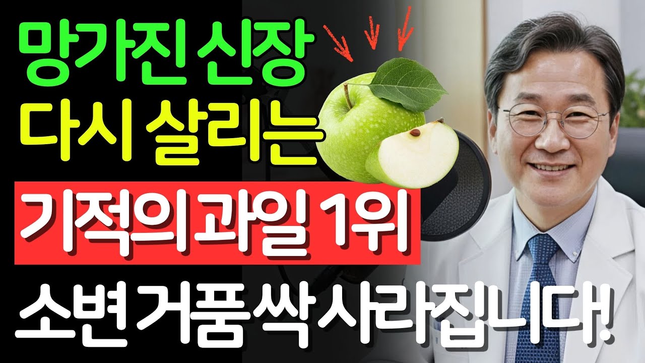 신장 건강을 되찾는 기적의 과일 TOP3! 소변 거품이 완전히 사라지고 신장이 활력을 되찾습니다! | 신장 | 신장건강 | 노후건강 | 건강 팁