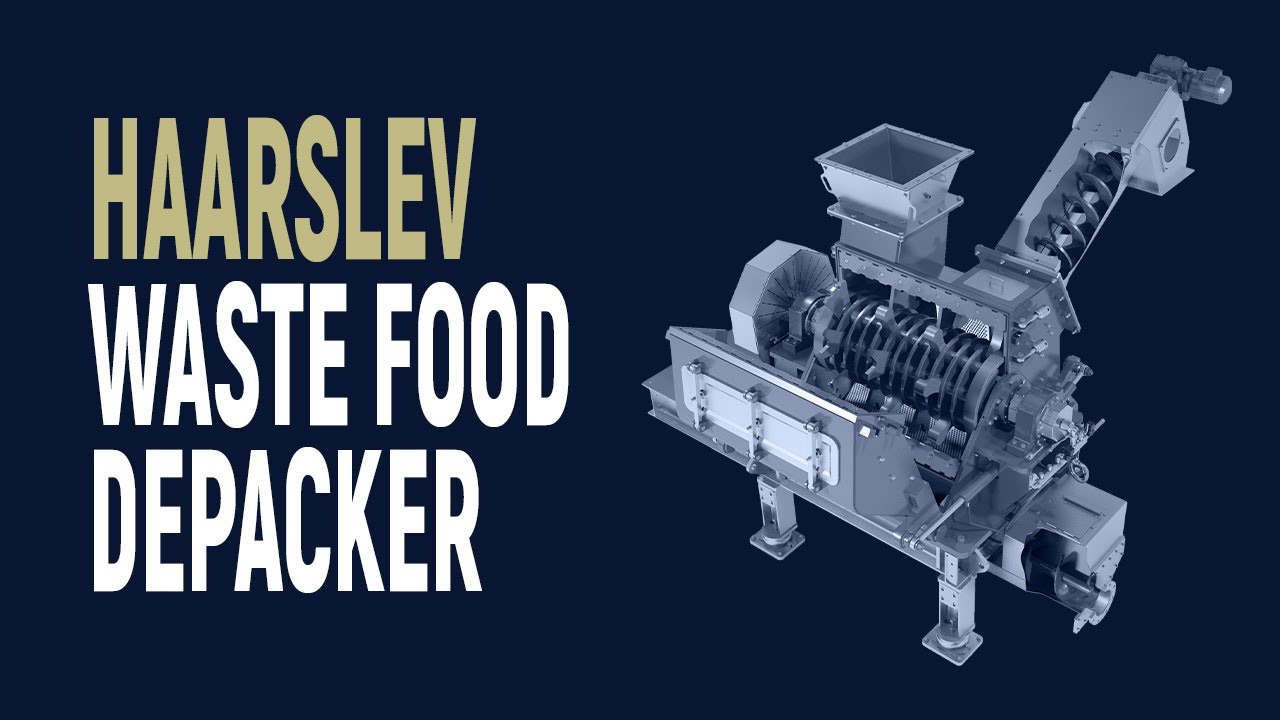Haarslev Waste Food Depacker – Efficient Food Waste Separation for Biogas & Recycling