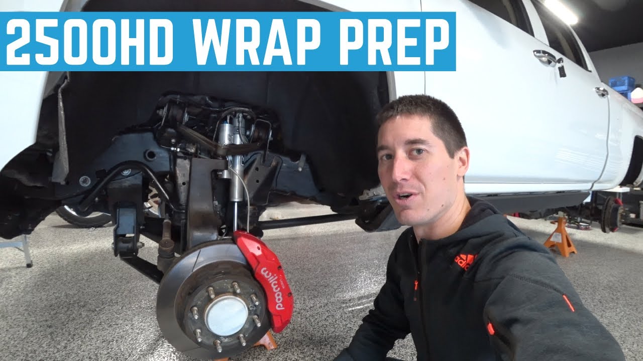 color changer apk TEARING APART A Chevy Silverado 2500HD High Country *WRAP PREP*