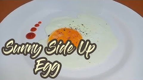 Sunny Side Up Egg Presentation | Jeffray Miranda
