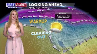 Monday morning forecast April 4th