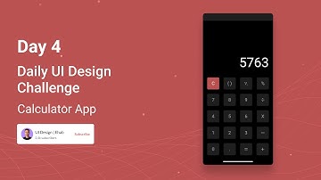 Daily UI Design Challenge Day 4 Using Figma | Design Calculator App