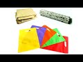 2 Useful ideas with newspaper, cardboard and fabric carry bag/Best out of waste craft