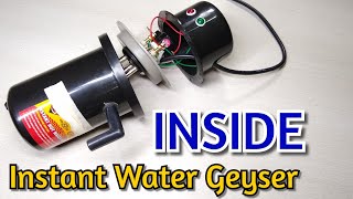 INSIDE Instant water Heater or Geyser