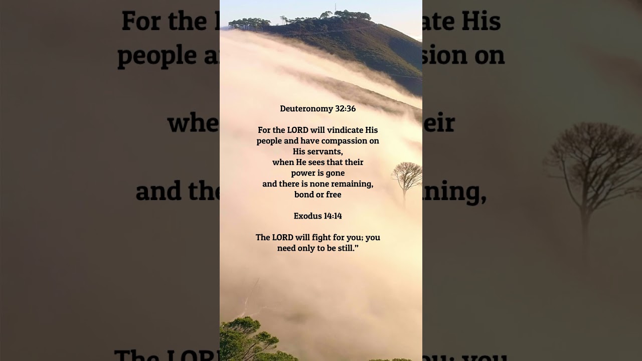 When the LORD vindicates His people.  