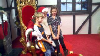 Sitting On Santas Lap