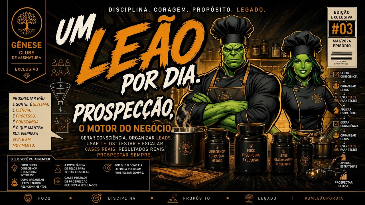 ☕ CAFÉ DIGITAL #03 | PROSPECÇÃO: O MOTOR DO NEGÓCIO