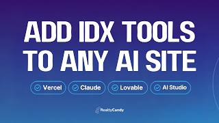 Vercel Website with IDX tools using IDX Broker and RealtyCandy