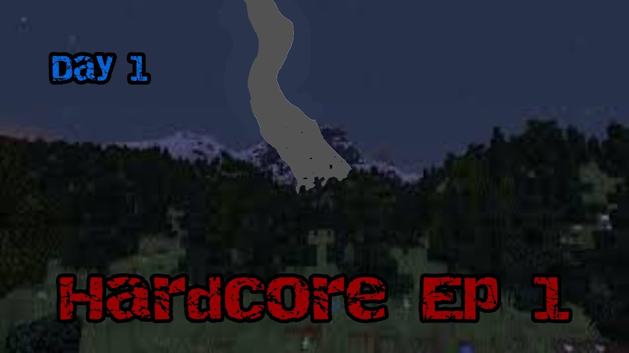 Playing Hardcore Minecraft For First Time.... Ep 1 - YouTube