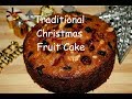 Traditional Christmas Fruit Cake | Easy Soaked Fruit Cake recipe | No Oven | No Alcohol |